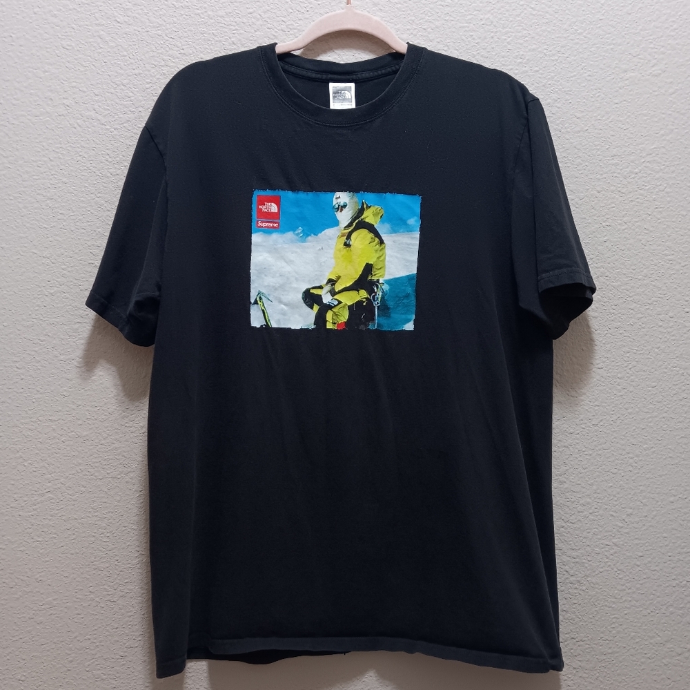 North Face x Supreme Tee Flawed Large Logo Graphic Short Sleeves